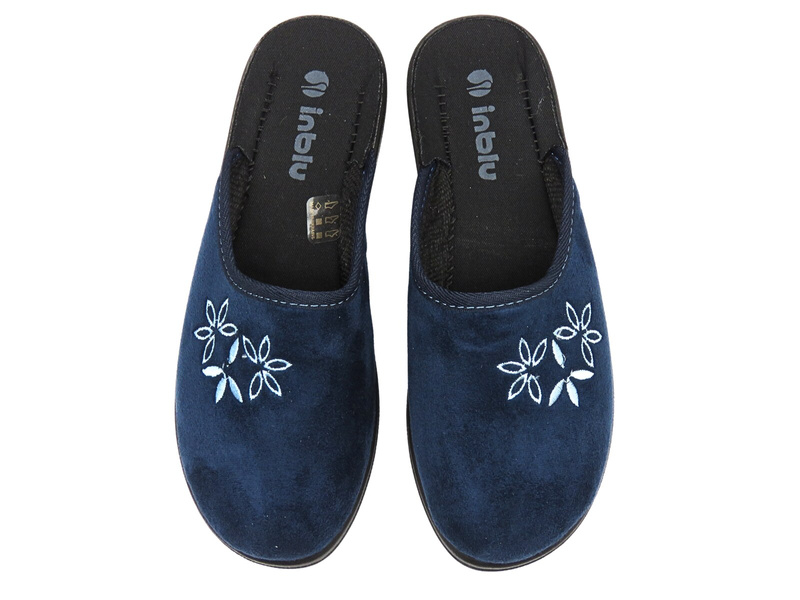 Pohodlné dámské pantofle INBLU CU-5H, tmavě modré