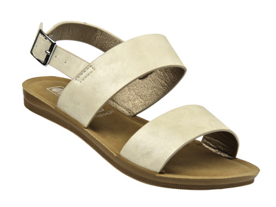 Pohodlné dámské sandály Inblu BA-DSO, bílé