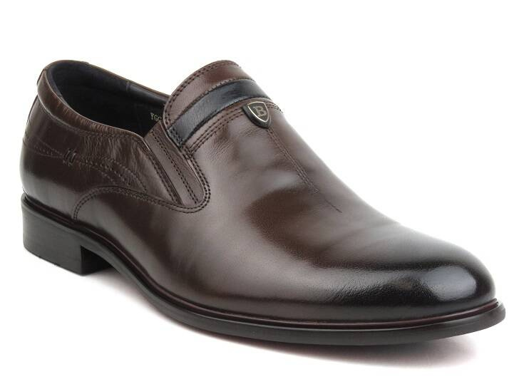 Elegantní mokasíny, pánské boty JOHN DOUBARE YGC-Z253-351-3, hnědé