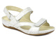 Dámské sportovní sandály polské značky Helios 221, stříbrné