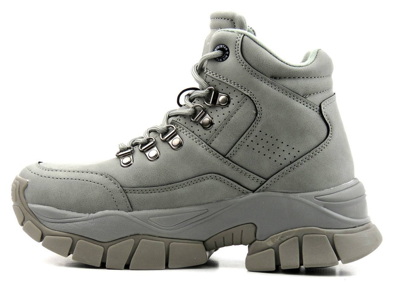 Dámské sněhule, zimní trekové boty - BIG STAR II274330, šedé