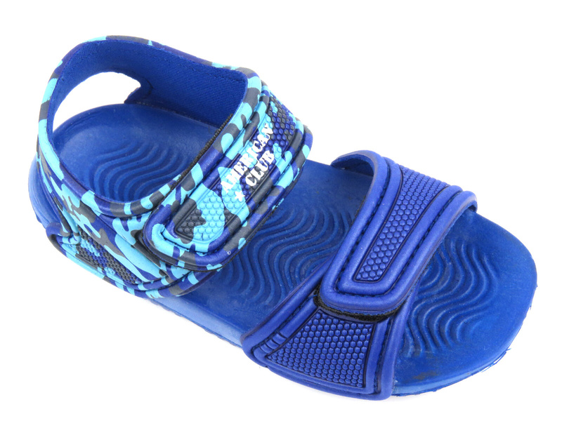 Pěnové dětské sandálky modré American Club NH 140,141/24