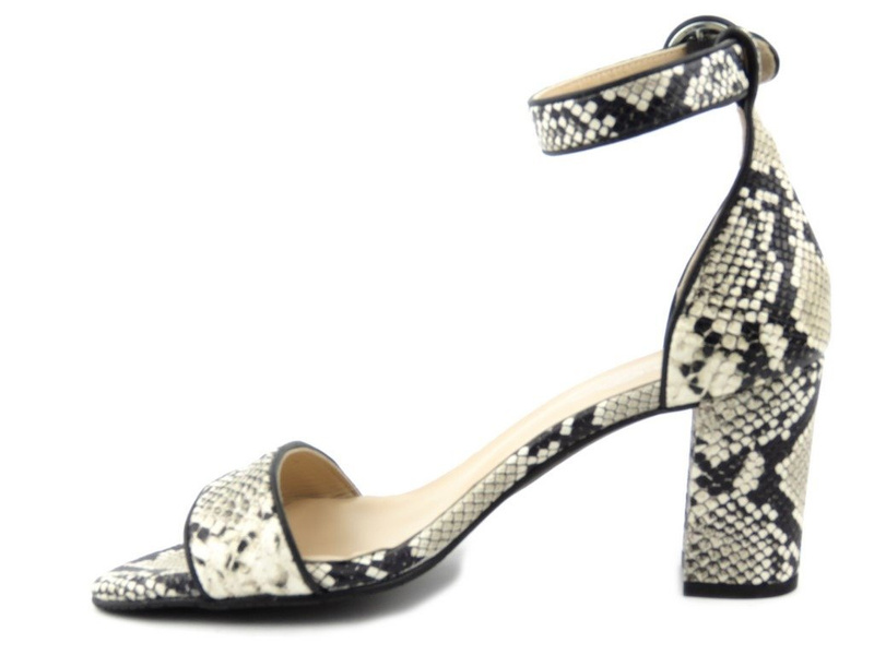 Dámské sandály na vysokém podpatku z hadí kůže - Brenda Zaro 9011