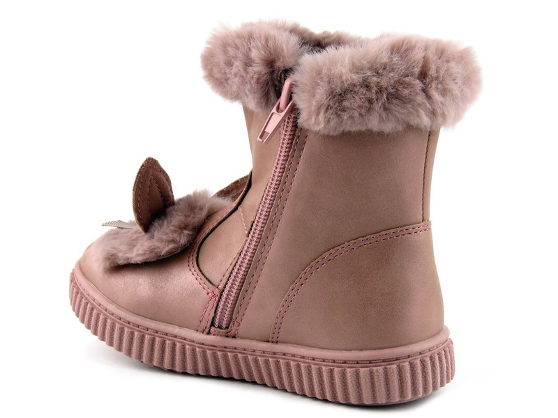 Dětské kozačky se zajíčkem - AMERICAN CLUB GC 27/20, růžové