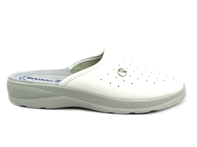 Pánské plstěné pantofle s koženou vsadkou - INBLU VE-02, tmavě šedá