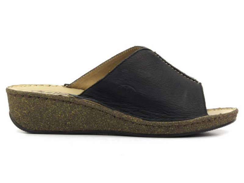 HELIOS 227 dámské žabky, černé II