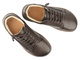 Dámské kožené barefoot polobotky Potocki 26-19503, čokoládově hnědé