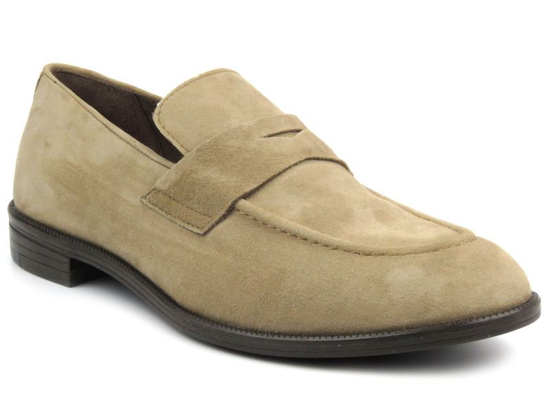 Pánské klasické mokasíny Marco Tozzi 2-14200-42, béžová barva