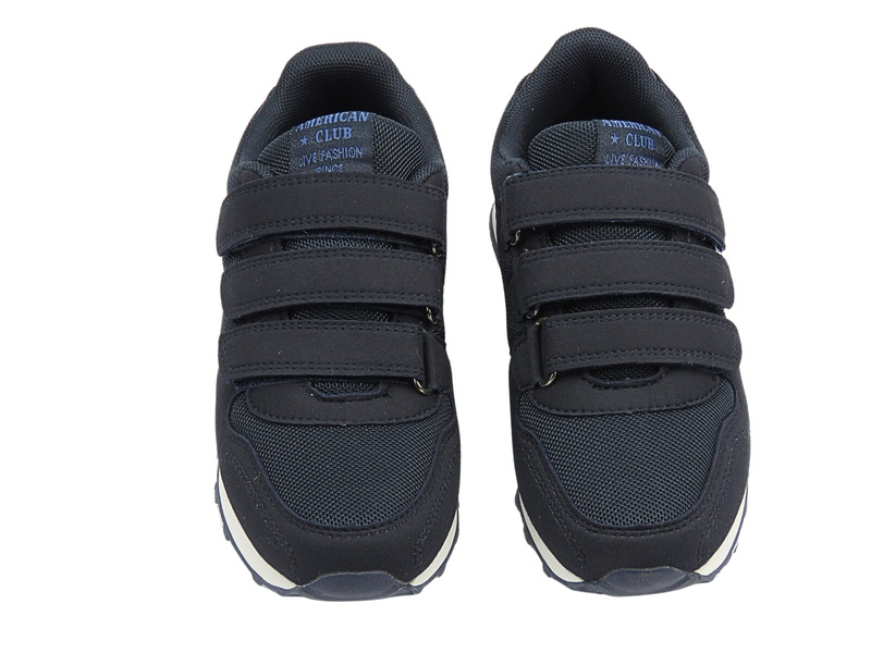 Chlapecké sportovní boty, tenisky – tmavě modré AMERICAN CLUB WT 154/23