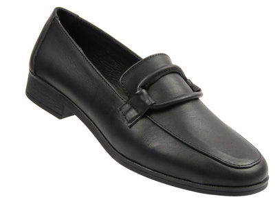 Stylové dámské polobotky Nika Komfort 0817-25104, černé