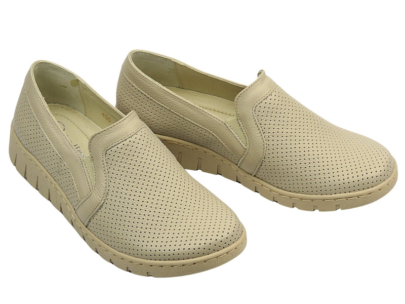 Dámské nazouváky - Helios Comfort 430, béžová