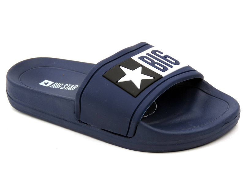 Sportovní gumové dětské pantofle - BIG STAR DD374152, tmavě modrá