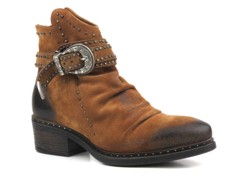 Dámské kovbojské boty na vysokém podpatku - VENEZIA 6008, hnědé