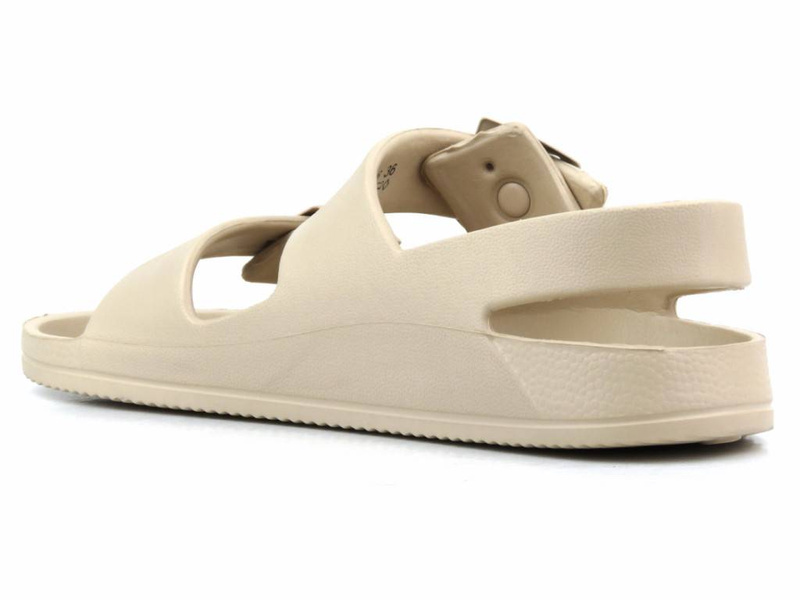 Lehké dámské pěnové sandály s přezkami - Big Star LL274746, béžové