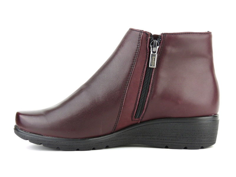 Dámské kozačky na klínku HELIOS KOMFORT 704