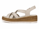 Dámské kožené sandály Nika Comfort 0162-08, šedé