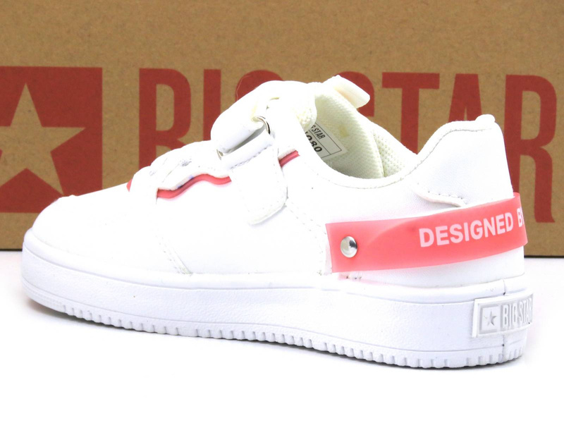 Sportovní boty pro dívky - Big Star JJ374080, bílá