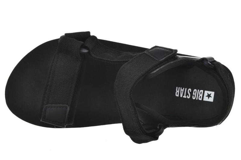 Sportovní sandály na suchý zip - Big Star NN274A532, černé