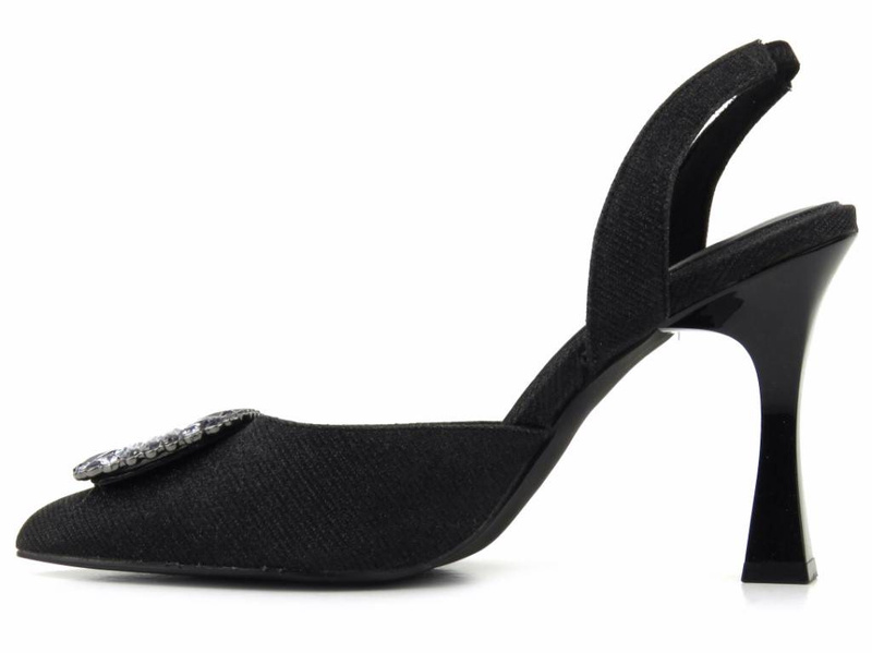 Dámské sandály na vysokém podpatku – Marco Tozzi 2-29607-20, černé