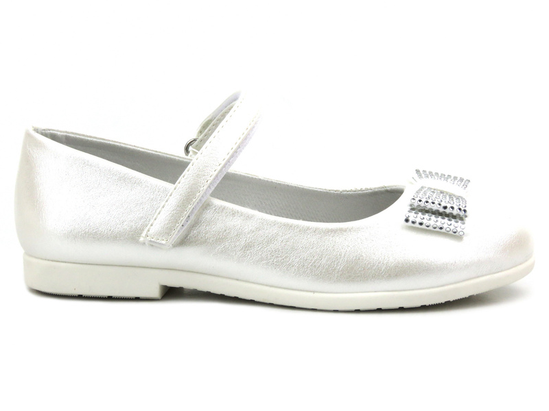 Elegantní boty, komunální lodičky na vysokém podpatku - Wojtyłko 22018, bílé