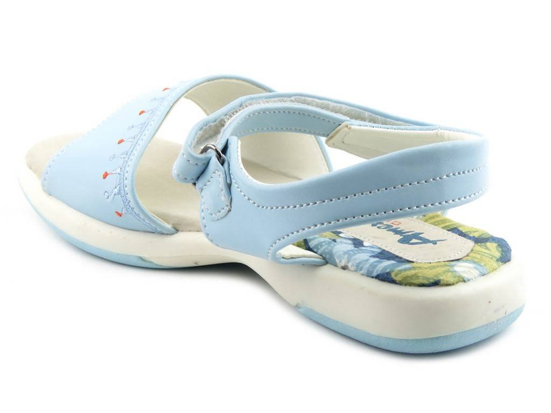 Dětské sandály pro dívky American Club 503-632, modré