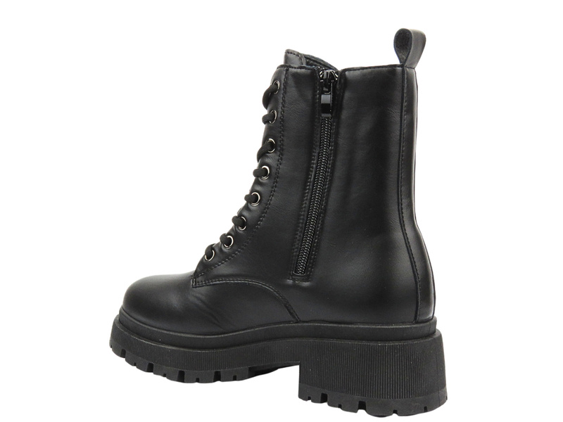 Zateplené kozačky, dámské kozačky - NOVINKY 22BT26-5013, černé