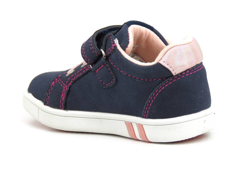 Dětské tenisky pro dívky - American Club XD 41/22, tmavě modrá