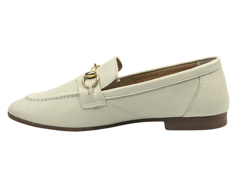 Dámské mokasíny se zlatým zdobením - VENEZIA E246, černé