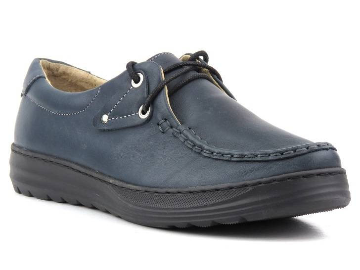 Lehké, pohodlné dámské boty - Helios Komfort 363, tmavě modrá