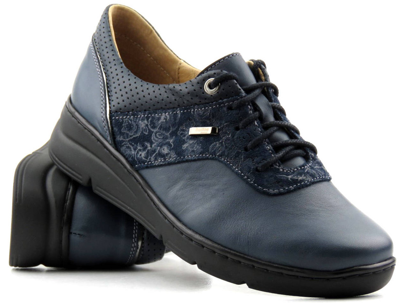Dámské boty, tenisky polské výroby - HELIOS Komfort 396, tmavě modrá