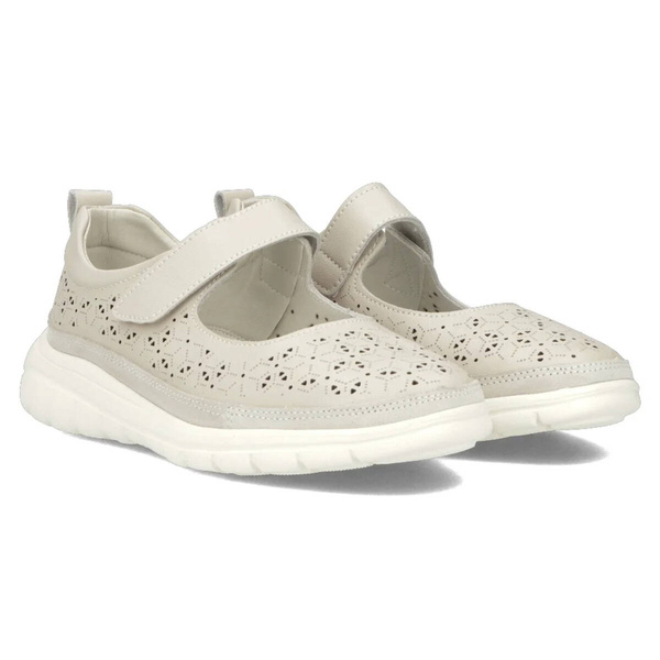 Dámské polobotky na suchý zip - Filippo DP6073/24, béžová