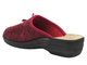 Pohodlné dámské pantofle INBLU 5D05T704, bordó