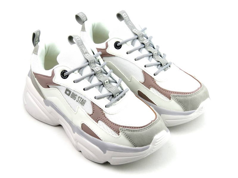 Sportovní obuv, dámské tenisky BIG STAR Memory Foam HH274255, bílá