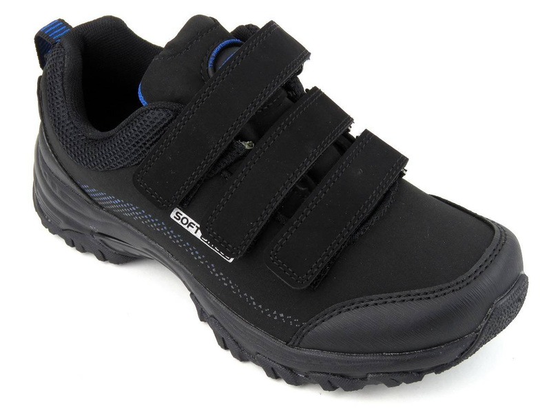 Dámské trekingové kalhoty se zapínáním na suchý zip - AMERICAN CLUB WT52/21(22), černá a tmavě modrá