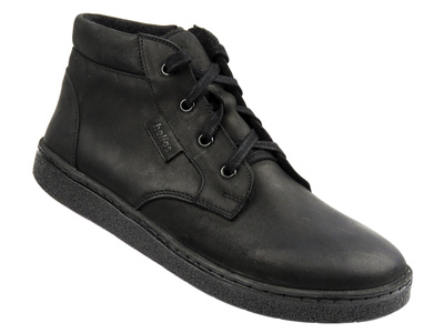 Barefoot pánské minimalistické kotníkové boty Helios Komfort 833, černé