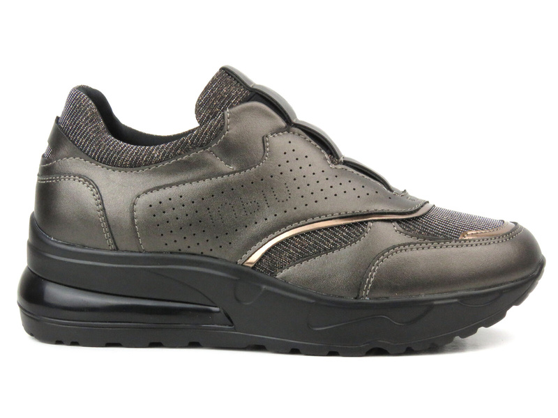 Dámské slip-on tenisky - INBLU IN-239, hnědé