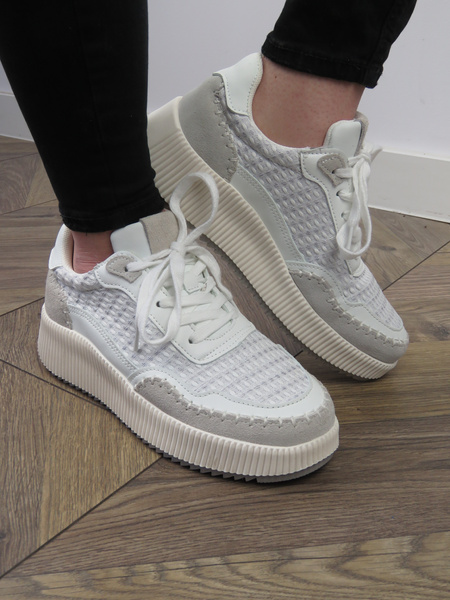 Dámská sportovní obuv na platformě - BRIVIDO SHOES TW0815-09, šedá