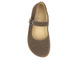 Dámské barefoot minimalistické kožené polobotky Nika Komfort 1445, hnědé