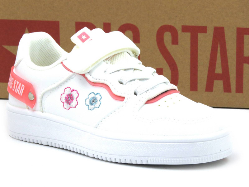 Sportovní boty pro dívky - Big Star JJ374080, bílá