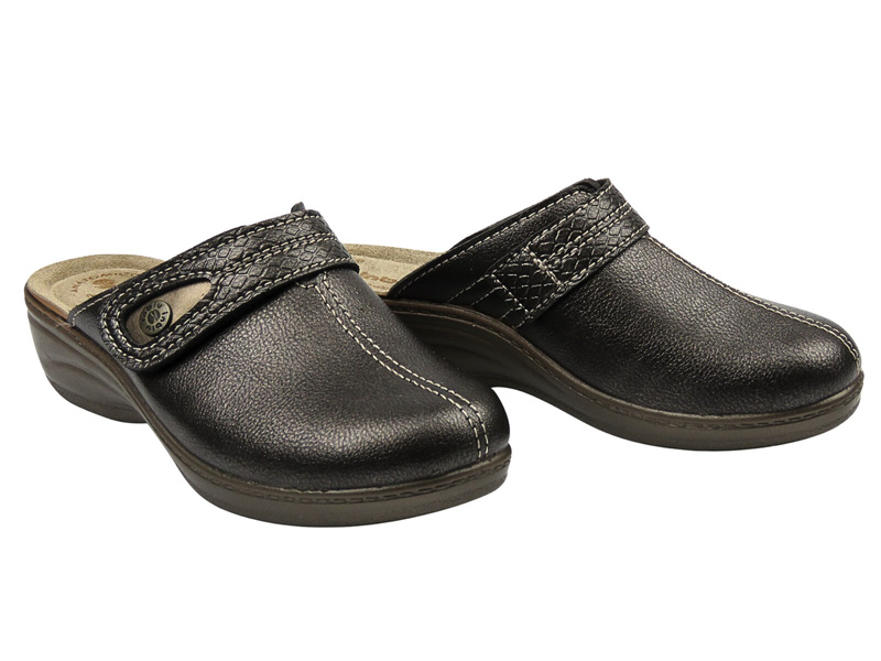 Pohodlné dámské pantofle INBLU LY-80, šedé