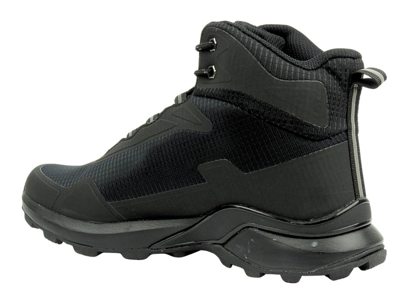 Vysoké pánské trekingové kalhoty OUTDOOR DK Aqua Soft Shell 1029, černé