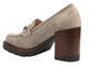 Elegantní dámské boty na kostce - Potocki 24-12040, khaki