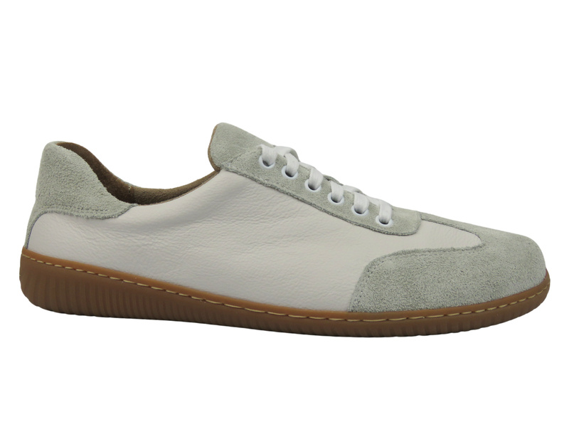 Pánské kožené boty se zvýšenou šířkou H - Wasak 0742, bílá