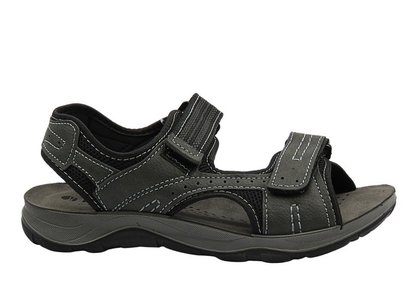 Pohodlné, klasické pánské sandály - INBLU TO-06, černé