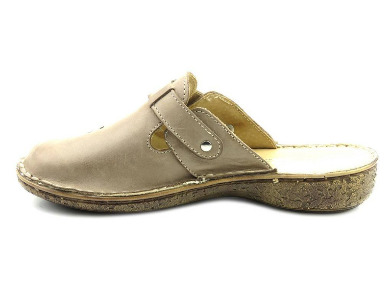 Dámské žabky s nastavitelným páskem - Helios Komfort 264, béžová