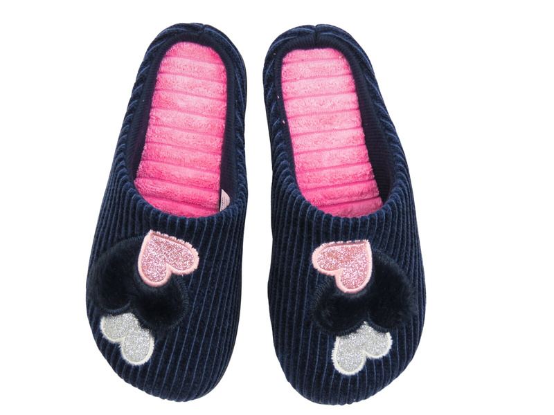 Měkké dámské pantofle – INBLU 155D173, modré