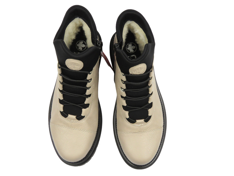 Pohodlné dámské kotníkové boty Rieker Y3163-60, béžové