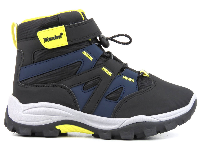 Kotníkové boty, zimní sportovní boty pro kluky - AXIM 23017, černá
