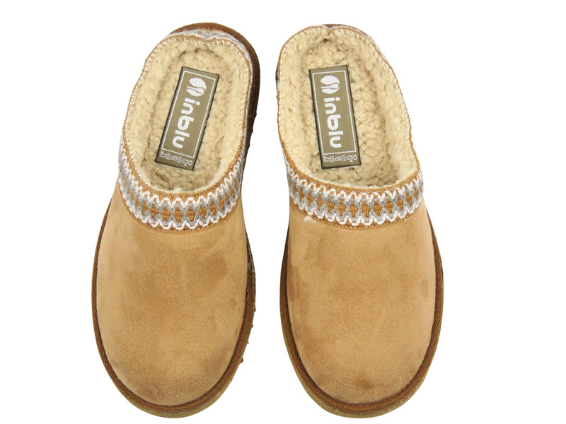 Dámské pantofle INBLU EY-30, hnědé