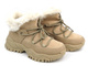 Dámské boty, sněhule - NOVINKY 23BT26-6534, béžové